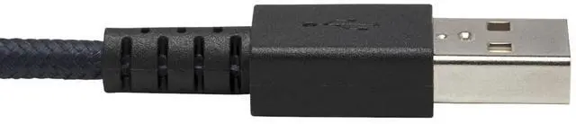 Alt view image 13 of 13 - Tripp Lite U050-006-GY-MAX Heavy-Duty USB-A to USB Micro-B Cable - M/M, USB 2.0, UHMWPE and Aramid Fibers, Gray, 6 ft. (1.8 m)