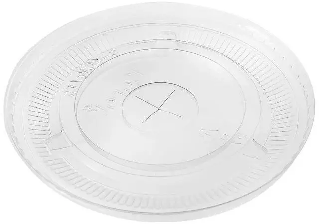Alt view image 4 of 8 - PET Lids Flat Lid Fits 32 oz Cold Cups Plastic Clear 600/Carton CKCL1045