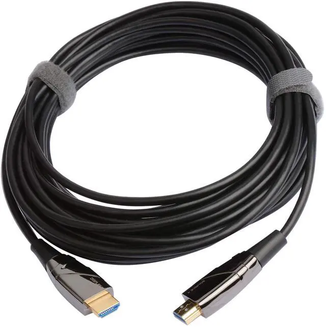Alt view image 4 of 4 - Tripp Lite Fiber Optic HDMI 2.0 (Active HDMI Cable), High Speed HDMI Cable, 4K, 60Hz, 4:4:4, 18 Gbps, 10 m. (33 ft.) Black (P568-10M-FBR)