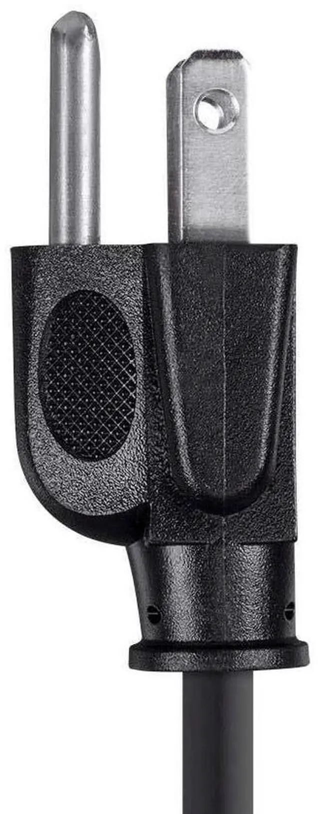 Alt view image 12 of 13 - Monoprice 3-Prong Power Cord - 2 Feet - Black | NEMA 5-15P to IEC 60320 C13, 18AWG, 10A/1250W, 125V, Works With Most PCs, Monitors, Scanners, and Printers