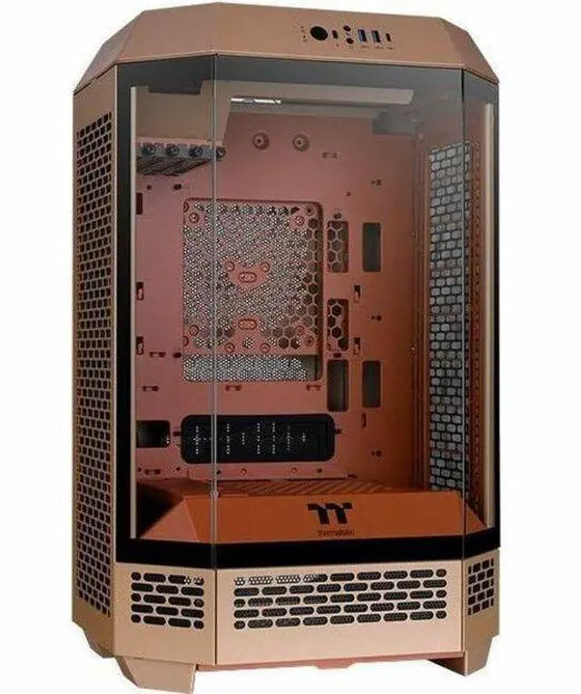 Alt view image 8 of 13 - Thermaltake Tower 300 Gravel Sand Micro-ATX Case; 2x140mm CT Fan Included; Support Up to 420mm Radiator; Optional Chassis Stand Kit Allows Horizontal Display; CA-1Y4-00SGWN-00