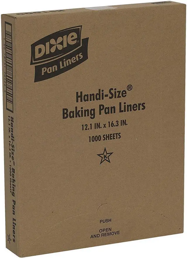 Alt view image 6 of 7 - Dixie grease-Proof Non-Stick Pan Liner by gP PRO (georgia-Pacific), White, HS1000, 16.38 Length x 12.19" Width, (case of 1,000)