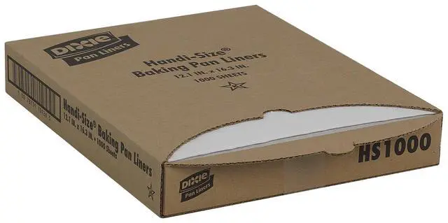 Alt view image 5 of 7 - Dixie grease-Proof Non-Stick Pan Liner by gP PRO (georgia-Pacific), White, HS1000, 16.38 Length x 12.19" Width, (case of 1,000)