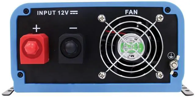 Alt view image 10 of 11 - Tripp Lite 1500W Compact Power Inverter - 3x 5-15R, USB Charging, Pure Sine Wave