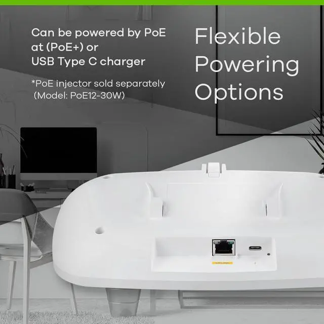 Alt view image 5 of 7 - Zyxel BE6500 4-Stream WiFi 7 Dual-Radio NebulaFlex Pro Access Point WBE510D