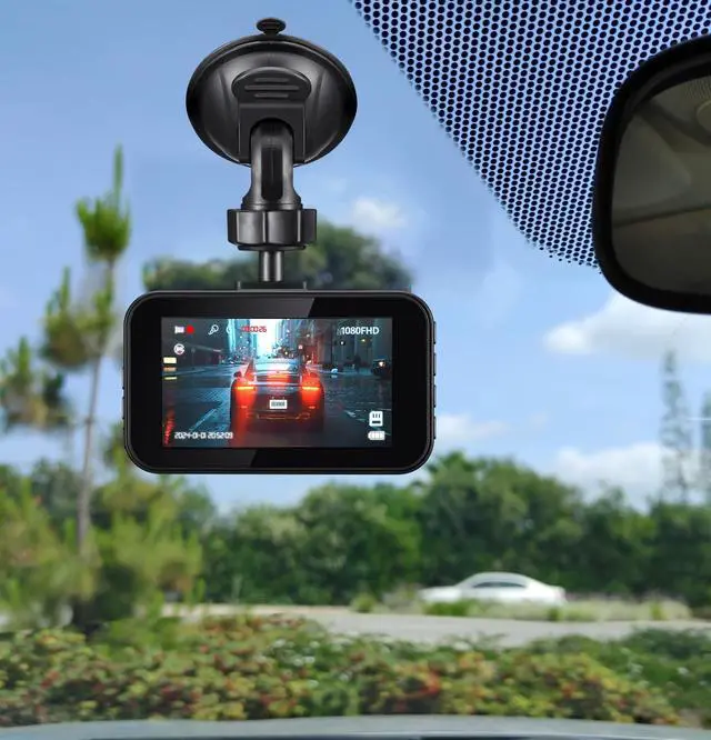 Alt view image 11 of 16 - GekoGear Orbit D111 1080P HD Dash Cam - 3" Screen - Dashboard - Wired - 1920 x 1080 Video - CMOS