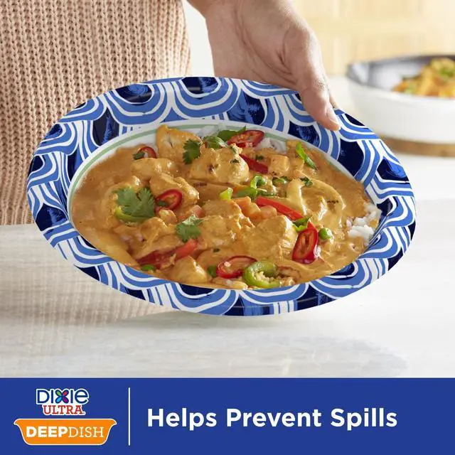 Alt view image 4 of 7 - Dixie Ultra Deep Dish Paper Plates 9.56 Dia 18Ct 15951