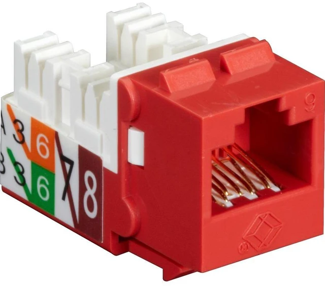 Alt view image 7 of 7 - Black Box Gigatrue2 Cat6 Jack Universal Wiring C