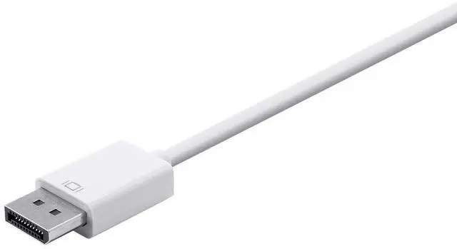 Alt view image 11 of 11 - Monoprice DisplayPort 1.2a to 4K HDMI, Dual Link DVI, and VGA Passive Adapter, White