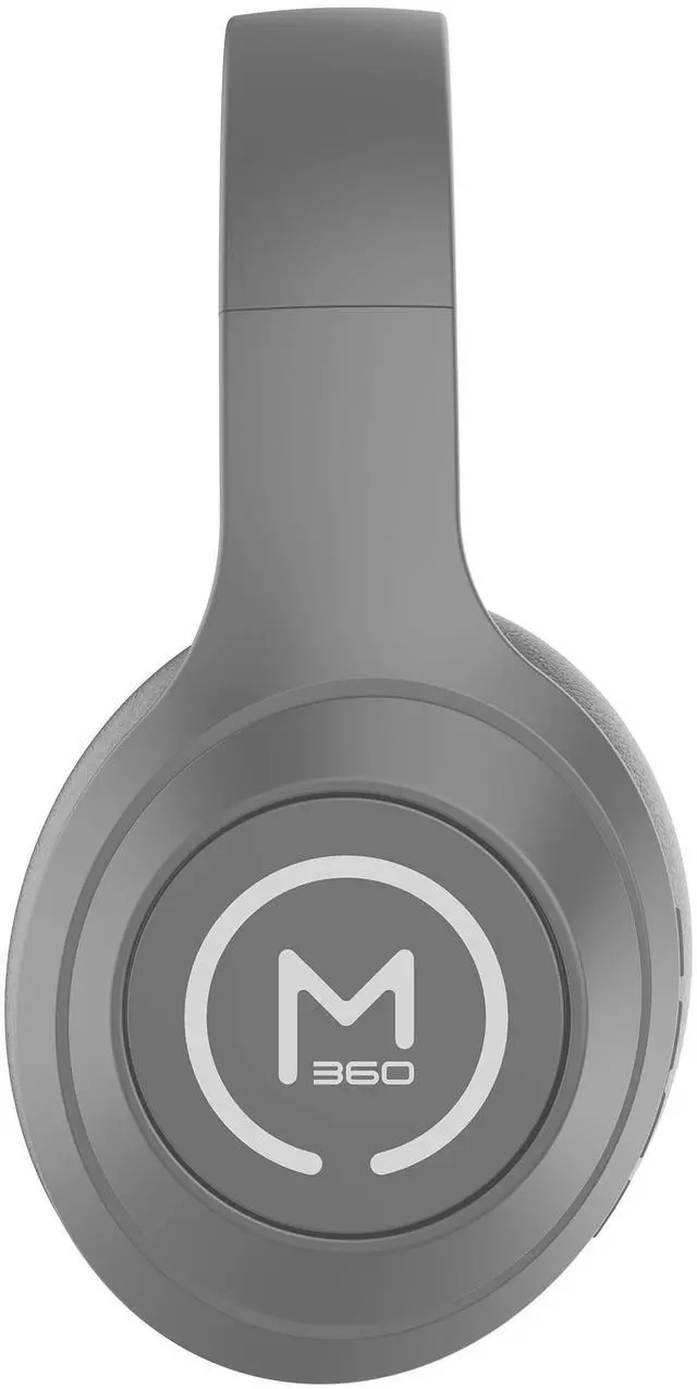Alt view image 10 of 10 - Morpheus 360 Comfort Plus Wireless Over-Ear Headphones - Bluetooth Headset with Microphone - 10H Playtime - HP6500G (Grey)