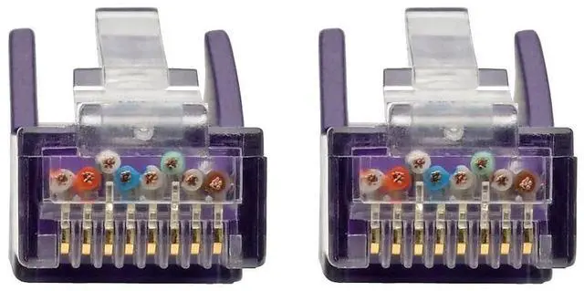Alt view image 14 of 15 - TRIPP LITE CONNECTIVITY N201-002-PU 2FT CAT6 PURPLE UTP RJ45 M/M