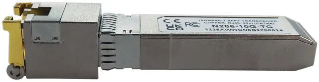 Alt view image 9 of 11 - Tripp Lite Cisco-Compatible SFP+ Transceiver, 10Gbps, RJ45, Cat6a N286-10G-TC