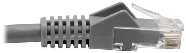 Alt view image 17 of 18 - Tripp Lite N201-06N-GY Premium Cat6 Gigabit Snagless Molded Utp Patch Cable, 24 Awg, 550 Mhz/1 Gbps (Rj45 M/M) , Gray, 6 In. - Patch Cable - Rj-45 (M) To Rj-45 (M) - 5.9 In - Utp - Cat 6 - Ieee 802.3