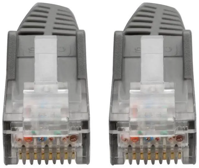 Alt view image 18 of 18 - Tripp Lite N201-06N-GY Premium Cat6 Gigabit Snagless Molded Utp Patch Cable, 24 Awg, 550 Mhz/1 Gbps (Rj45 M/M) , Gray, 6 In. - Patch Cable - Rj-45 (M) To Rj-45 (M) - 5.9 In - Utp - Cat 6 - Ieee 802.3