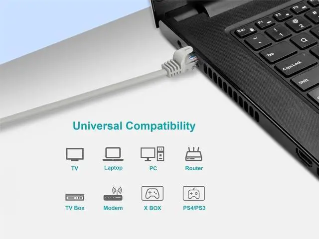 Alt view image 13 of 13 - Monoprice Cat6 Ethernet Patch Cable - 25 Feet - Gray | Network Internet Cord - Snagless RJ45, Stranded, 550Mhz, UTP, Pure Bare Copper Wire, 24AWG - Flexboot Series