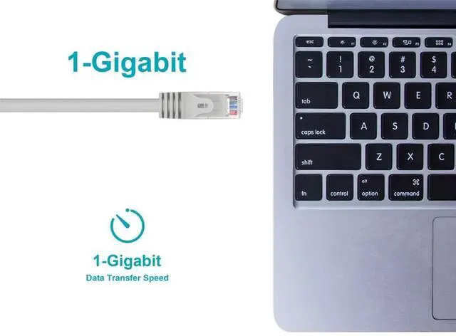 Alt view image 12 of 13 - Monoprice Cat6 Ethernet Patch Cable - 25 Feet - Gray | Network Internet Cord - Snagless RJ45, Stranded, 550Mhz, UTP, Pure Bare Copper Wire, 24AWG - Flexboot Series