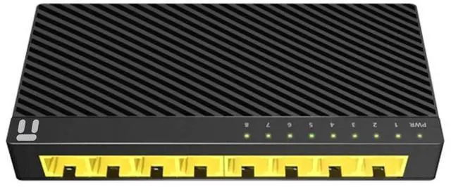 Alt view image 7 of 13 - Netis ST3108C 8 Port 10/100Mbps Fast Ethernet Switch | Desktop Ethernet Splitter, Ethernet Hub, Plug and Play, Traffic Optimization Auto-Negotiation RJ45 Ports with Compact Design