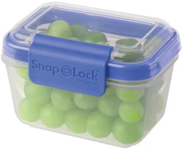 Alt view image 2 of 3 - Progressive SNL-1007B 2-Cup Snap Lock Container - Blue