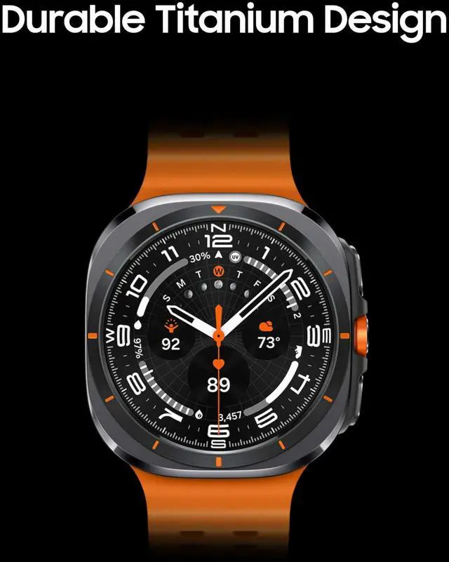 Alt view image 9 of 14 - Samsung Galaxy Watch Ultra Smart Watch - 47 mm - Heart Rate Monitor - Sleep Monitor, Text Messaging, Phone - Sleep Quality, Steps Taken, Heart Rate1.60 GHz - 21.10 GB - 1.5" - Super AMOLED - Blue