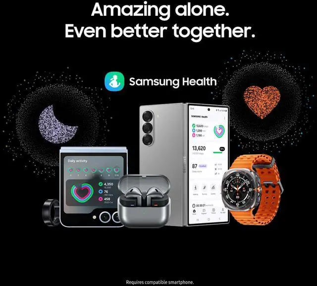 Alt view image 12 of 14 - Samsung Galaxy Watch Ultra Smart Watch - 47 mm - Heart Rate Monitor - Sleep Monitor, Text Messaging, Phone - Sleep Quality, Steps Taken, Heart Rate1.60 GHz - 21.10 GB - 1.5" - Super AMOLED - Blue