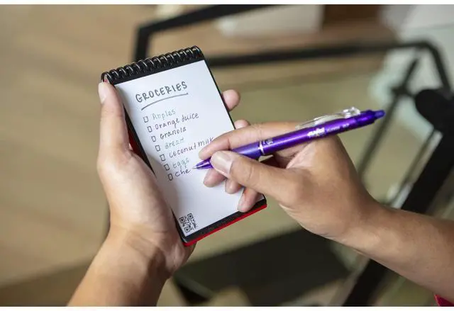 Alt view image 6 of 8 - Mini Notepad Midnight Blue Cover Dot Grid Rule 3 x 5.5 White 24 Sheets EVRMKCDF