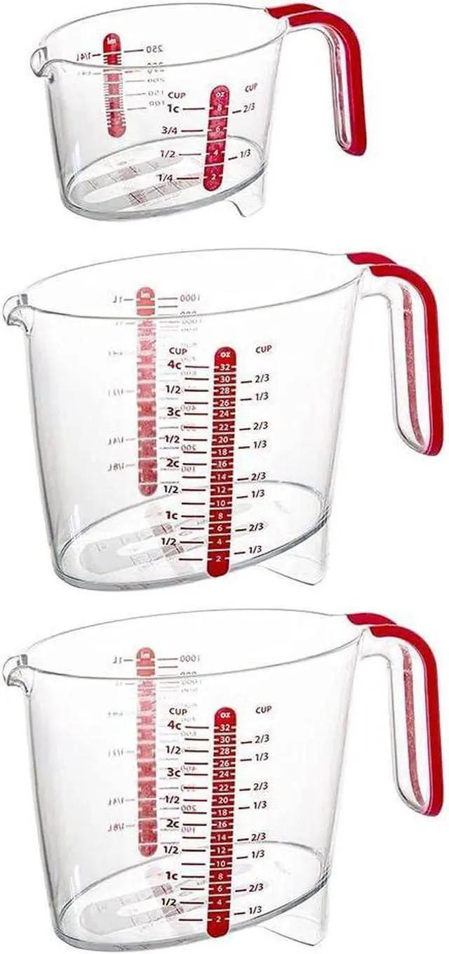 Alt view image 2 of 3 - Progressive PS-3430 3-Piece Easy Read Measuring Set