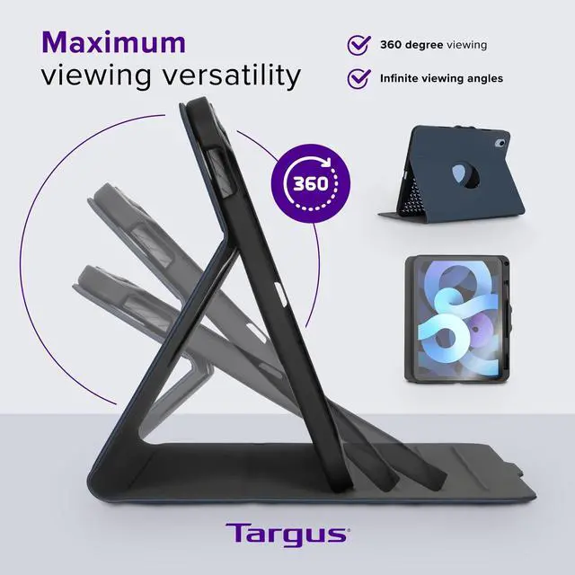 Alt view image 14 of 14 - Targus VersaVu THZ93502GL Carrying Case for iPad 10th Gen Blue