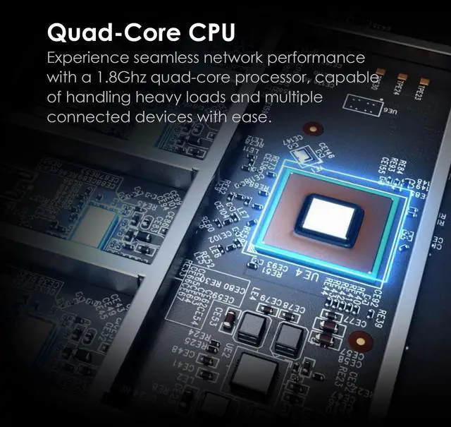 Alt view image 5 of 7 - MSI Radix AXE6600 WiFi 6E Tri-Band Gaming Router RADIXAXE6600