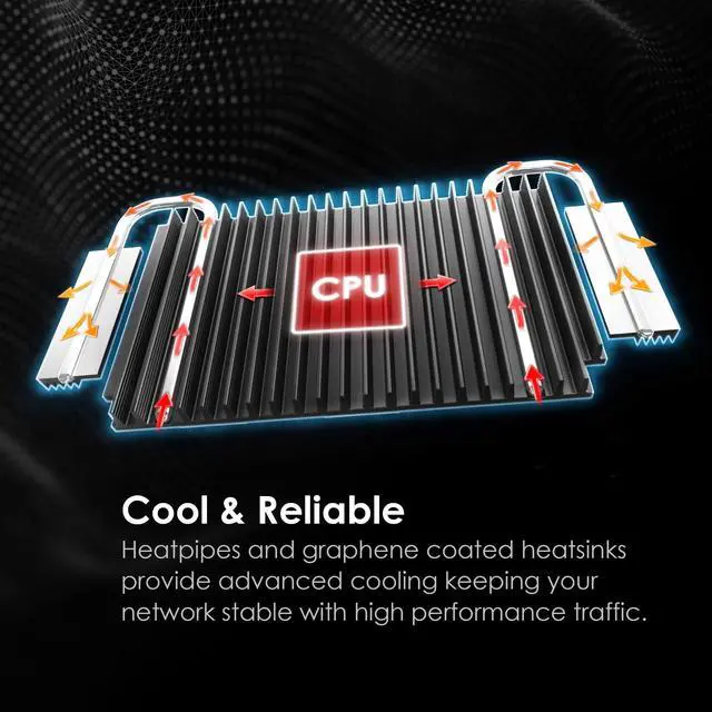 Alt view image 2 of 7 - MSI Radix AXE6600 WiFi 6E Tri-Band Gaming Router RADIXAXE6600