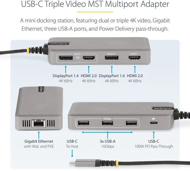 Alt view image 17 of 20 - USB-C MULTIMONITOR ADAPTER HDMI