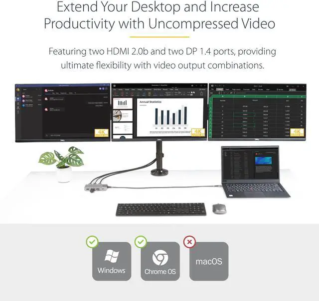 Alt view image 16 of 20 - USB-C MULTIMONITOR ADAPTER HDMI