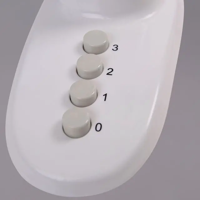 Alt view image 8 of 9 - Alera 12" 3-Speed Oscillating Desk Fan Plastic White FAN122W