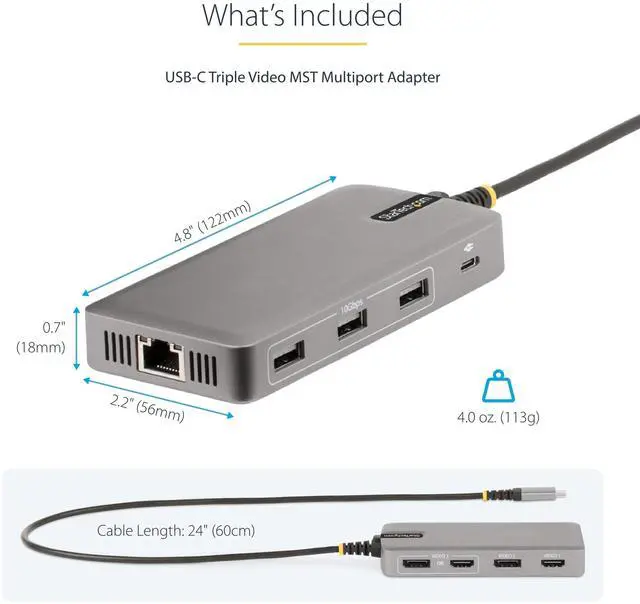 Alt view image 16 of 20 - USB-C MULTIMONITOR ADAPTER HDMI