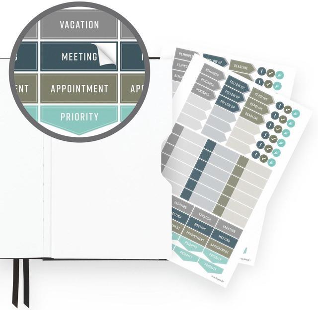 Alt view image 14 of 14 - AT-A-GLANCE® Foundation Weekly/Monthly Planner, 5-1/2" x 8-1/2", Small, Black, Undated