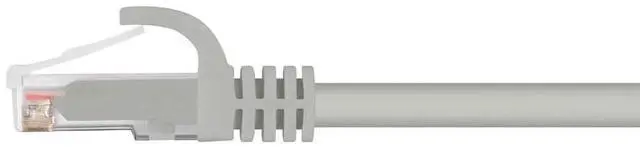 Alt view image 10 of 14 - Monoprice Cat6 Ethernet Patch Cable - 100 Feet - Gray | Network Internet Cord - RJ45, Stranded, 550Mhz, UTP, Pure Bare Copper Wire, 24AWG - Flexboot Series