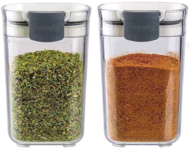 Alt view image 8 of 10 - Progressive International Prepworks SEASONING KEEPERS, 2 Piece, Clear