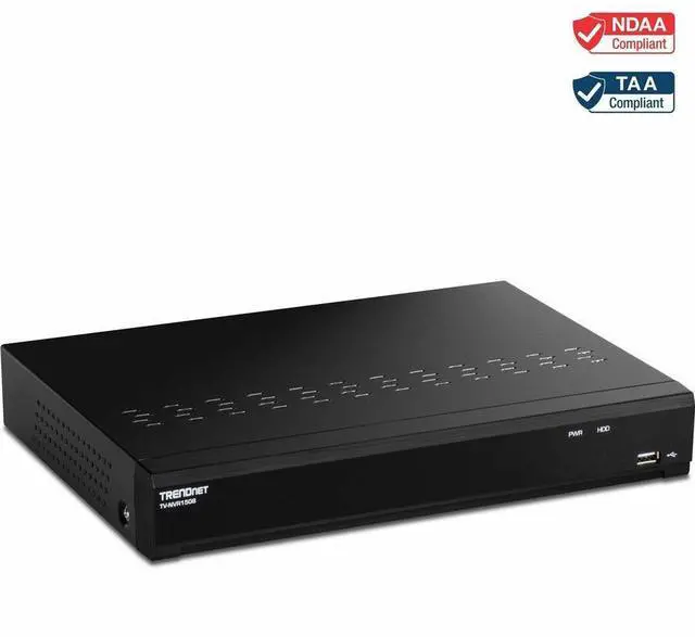 Alt view image 3 of 20 - TRENDnet TV-NVR1508 8-Channel H.265 4K (8MP) PoE NVR
