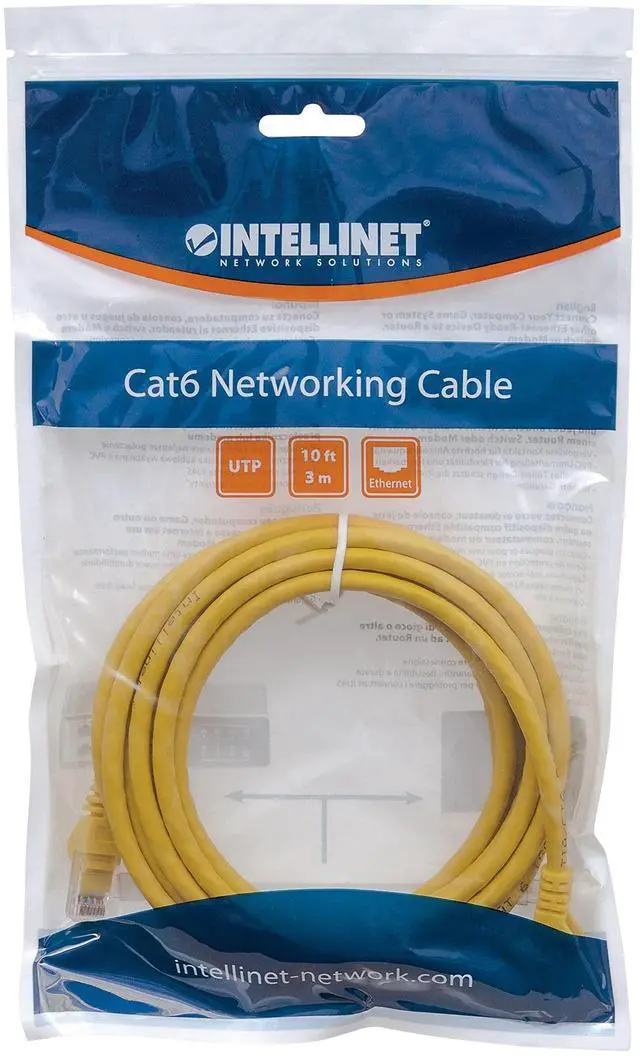 Alt view image 9 of 9 - CAT6 UTPPTCH CBL 3FT YW
