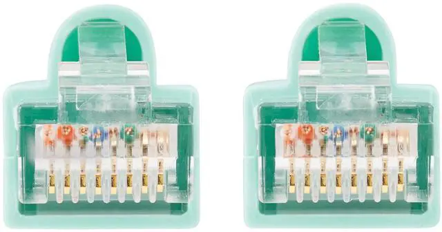 Alt view image 10 of 11 - TRIPP LITE N261-020-AQ 20 ft. Cat 6A Aqua Augmented Cat6 (Cat6a) Snagless 10G Certified Patch Cable, (RJ45 M/M) - Aqua