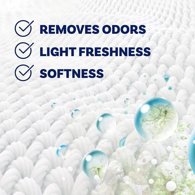 Alt view image 7 of 12 - Downy Rinse & Refresh Liquid Fabric Softener Cool Cotton 70 Loads 48 oz. (3700091446)