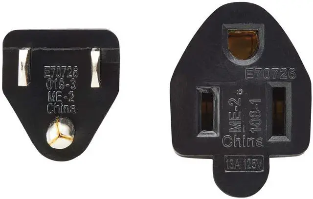 Alt view image 10 of 12 - Tripp Lite 10ft Power Extension Cord NEMA 5-15P to NEMA 5-15R Black P02201013A