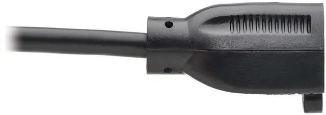 Alt view image 11 of 12 - Tripp Lite 10ft Power Extension Cord NEMA 5-15P to NEMA 5-15R Black P02201013A