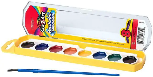 Alt view image 5 of 7 - Washable Watercolor Classroom Pack 8-Color Kits Assorted Colors 36 Kits/Box 24011