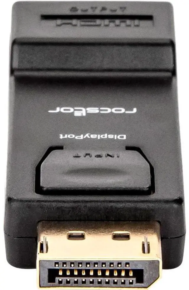 Main image of Rocstor Y10A170-B1 Displayport To Hdmi Adapter M/F Gold Plated Connectors Black