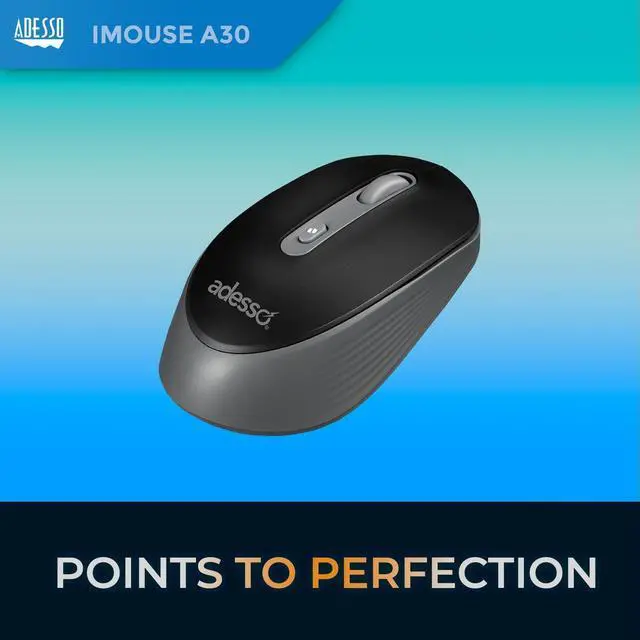 Alt view image 12 of 15 - Adesso iMouse A30B Wireless Mouse with AI Copilot Button Black