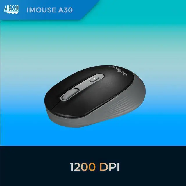 Alt view image 13 of 15 - Adesso iMouse A30B Wireless Mouse with AI Copilot Button Black