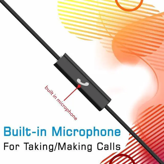 Alt view image 4 of 10 - Maxell 199261 Sync Up Type-C Wired Earbuds with Microphone, Black