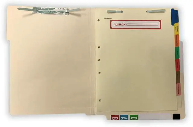 Alt view image 18 of 19 - Tabbies Medical Chart Divider Sets Side Tab 9 x 11 40 Sets/Box 54505