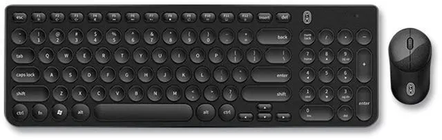 Alt view image 5 of 5 - OTM Essentials Pro Wireless Keyboard & Optical Mouse Combo Black (ROB-B3WBK)