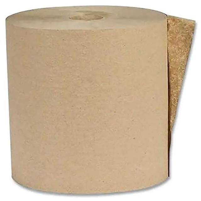 Alt view image 3 of 3 - American Paper Recycled Hardwound Paper Towels 1-Ply 7.88"x800ft Kraft 6 Rolls